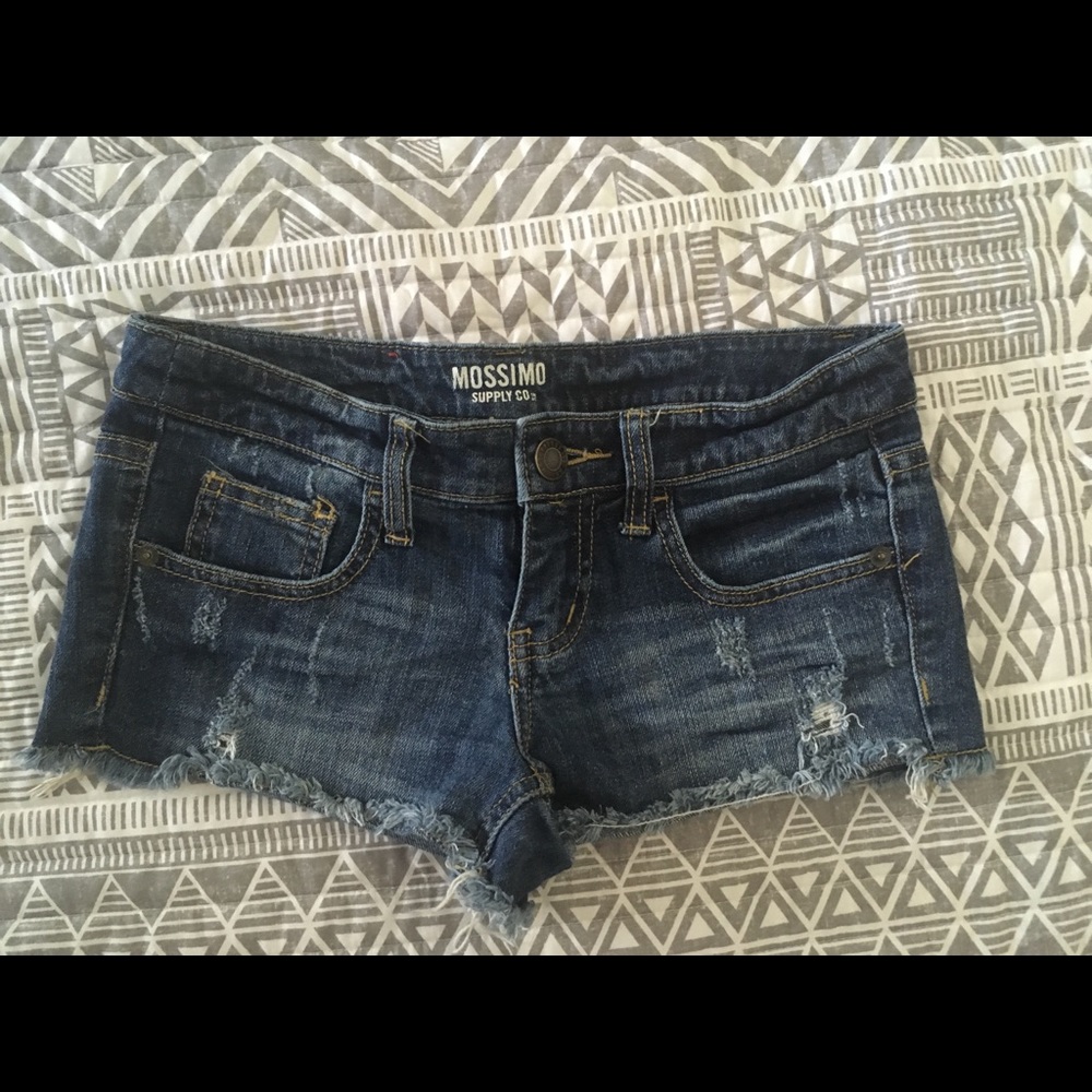 Denim shorts